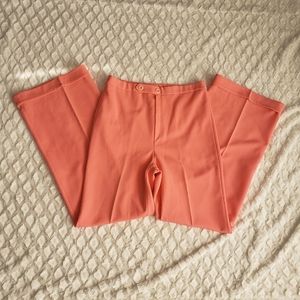 70's Vintage Wide Leg Pink Slacks
